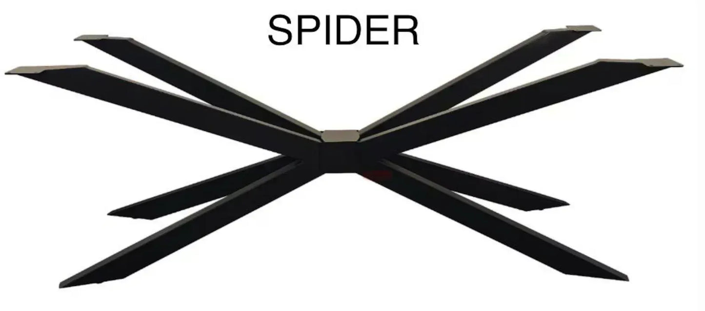 Custom Made Square Dining Table - River Wood Design - Leonardo Gravina