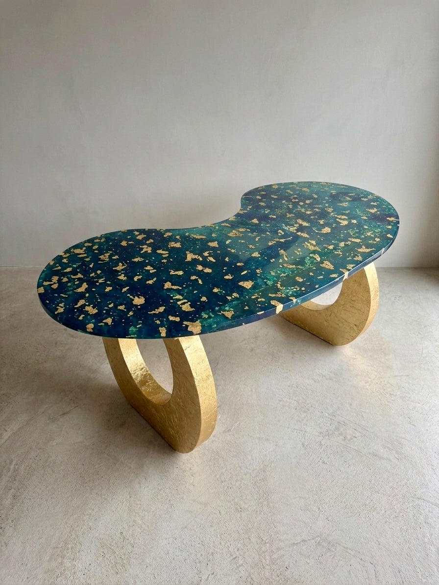 Bepsoke dining table in galaxy effect