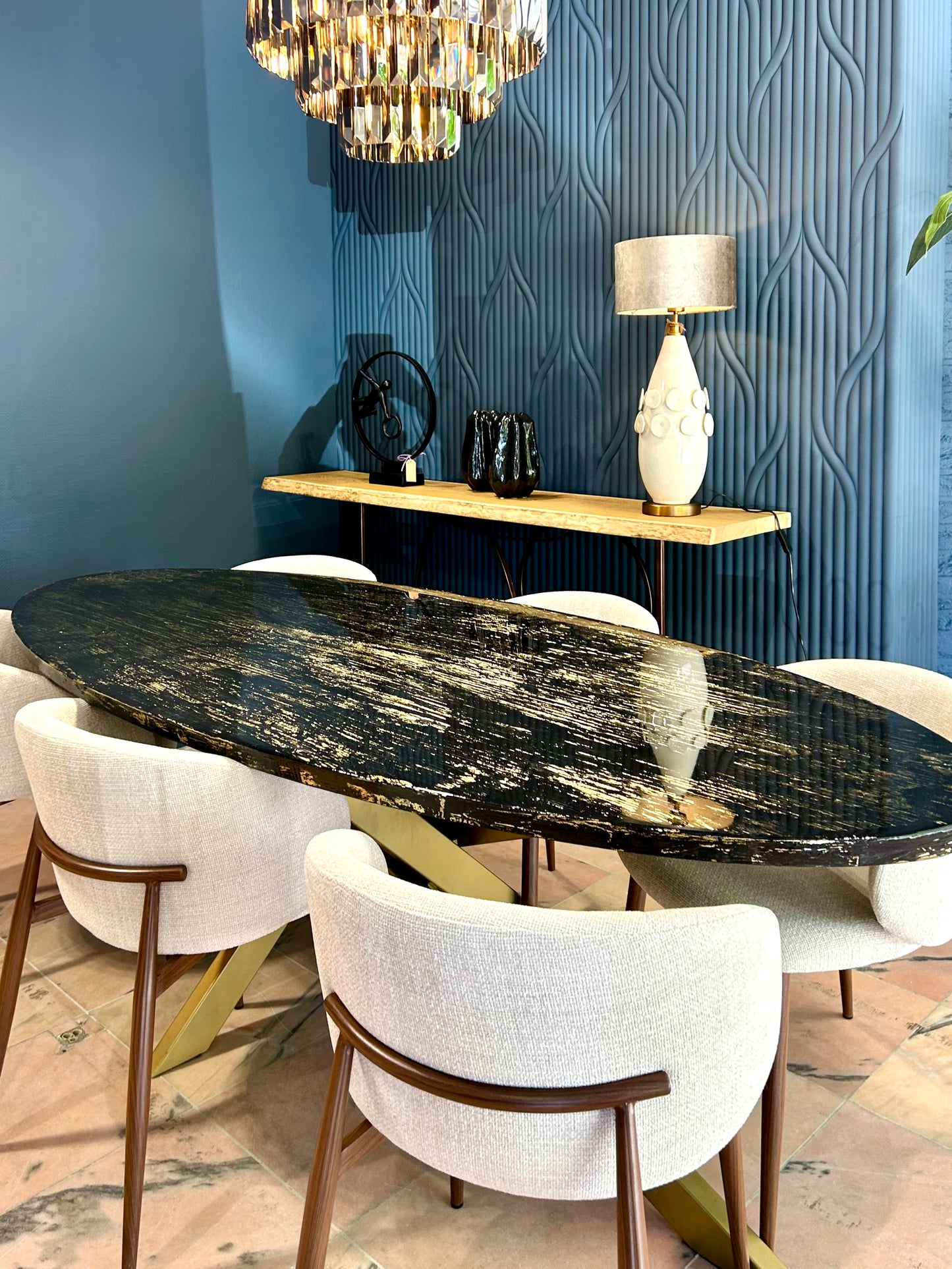 TABLE À MANGER | OR ROSE