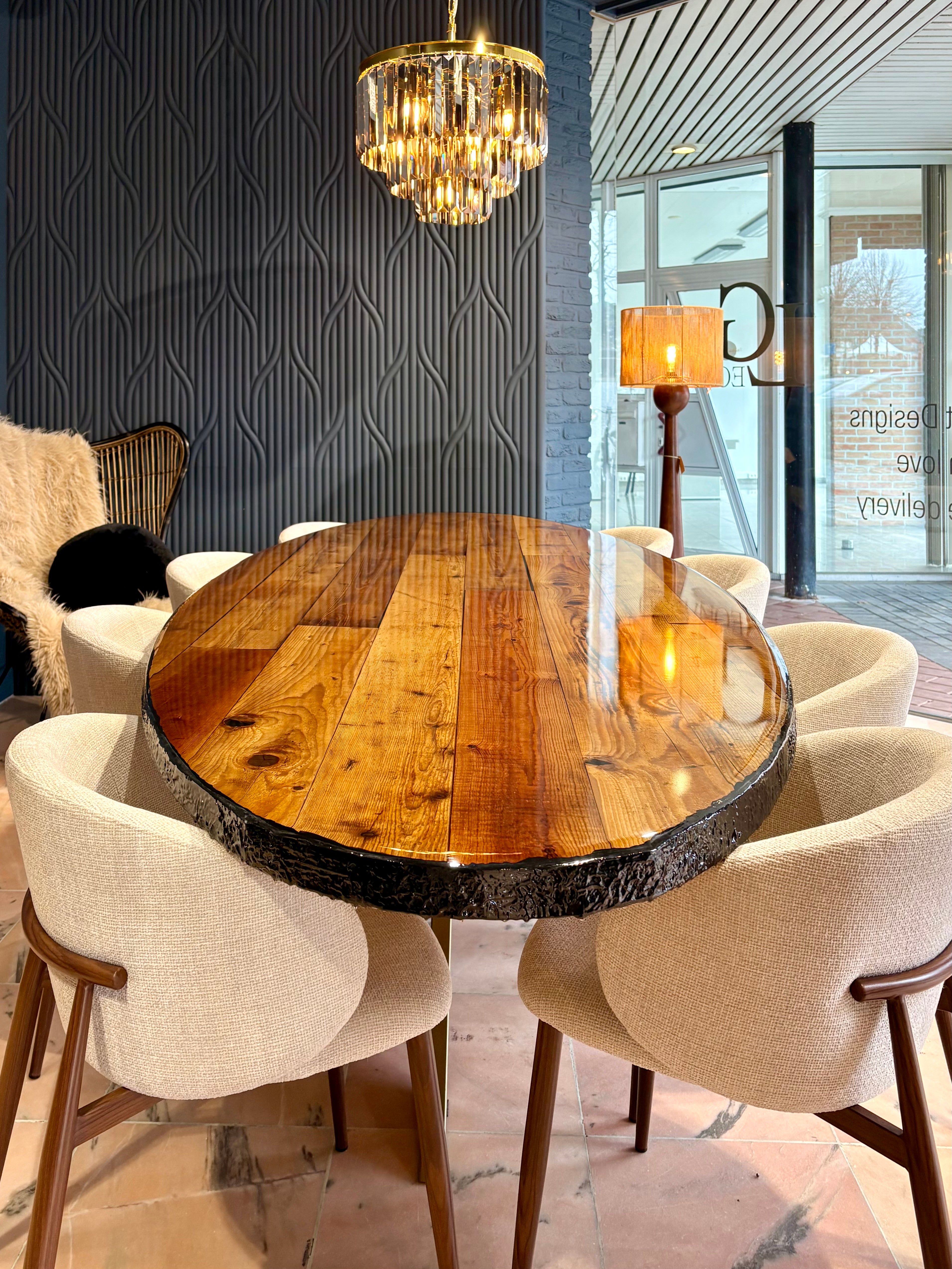 Reclaimed Wood Bespoke Dining Table 