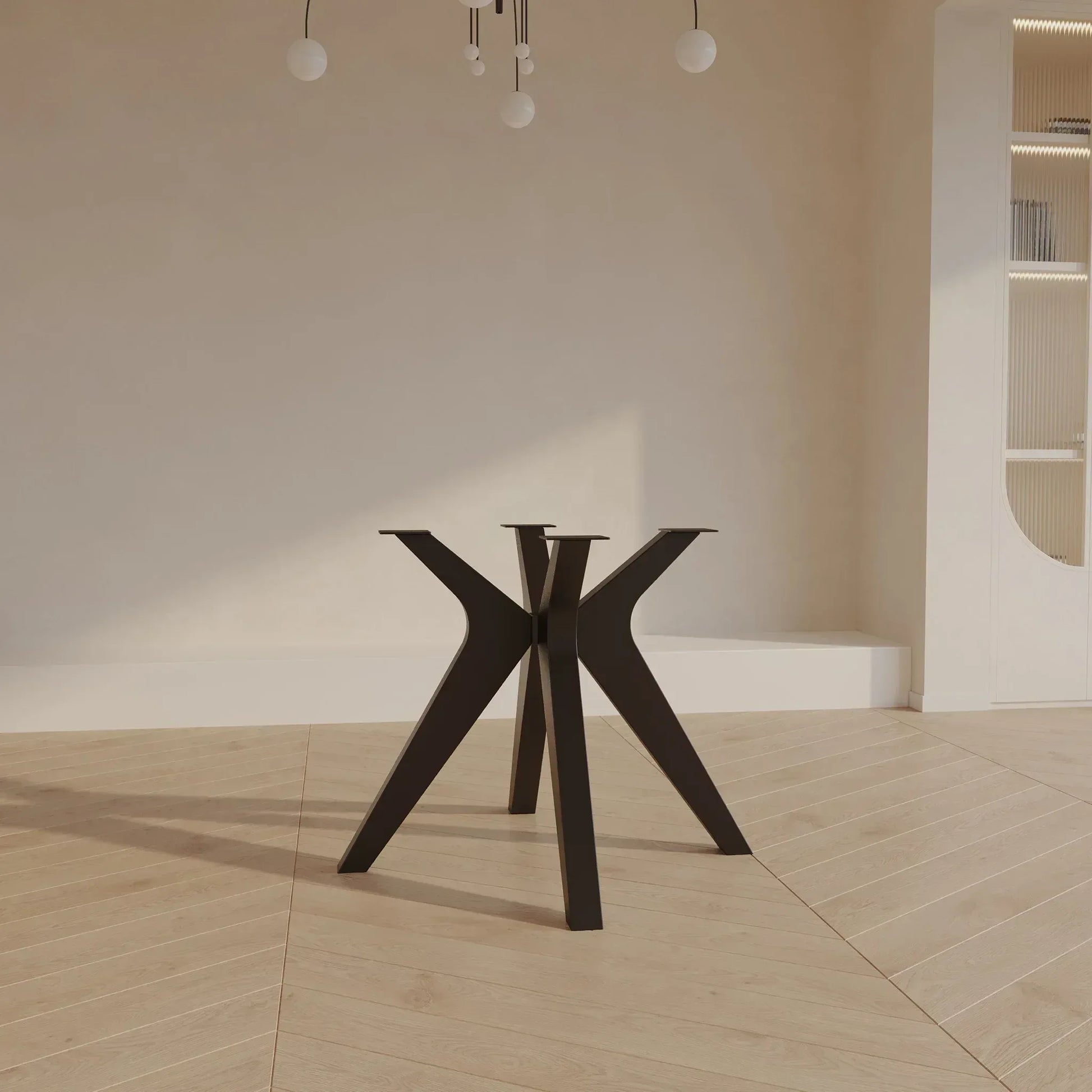 Silver Cloud Marble Effect Dining Table (Custom Handmade) - Leonardo Gravina 