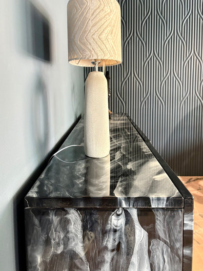 Beach Art Resin Sideboard (Custom Handmade)