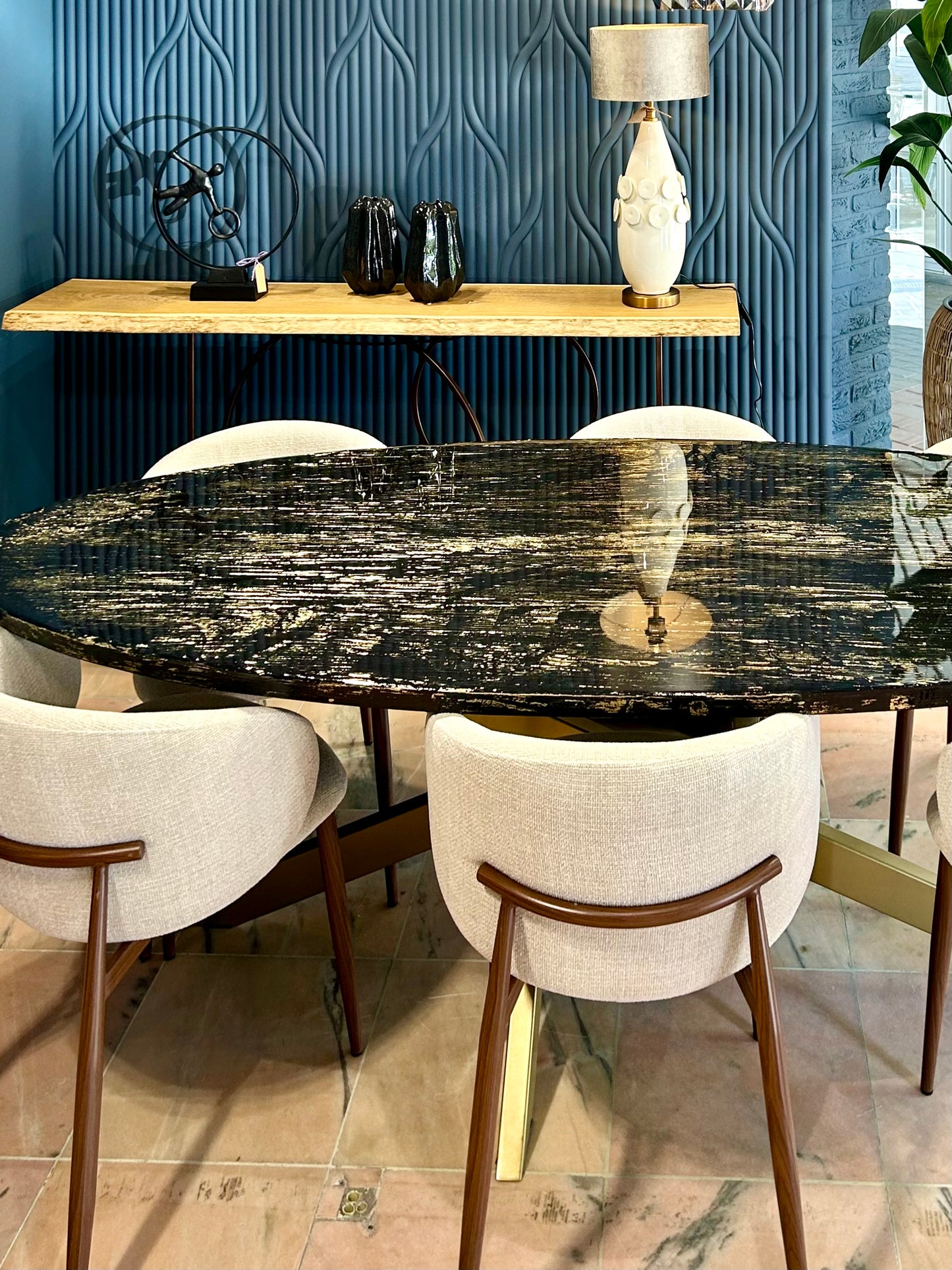 TABLE À MANGER | OR ROSE