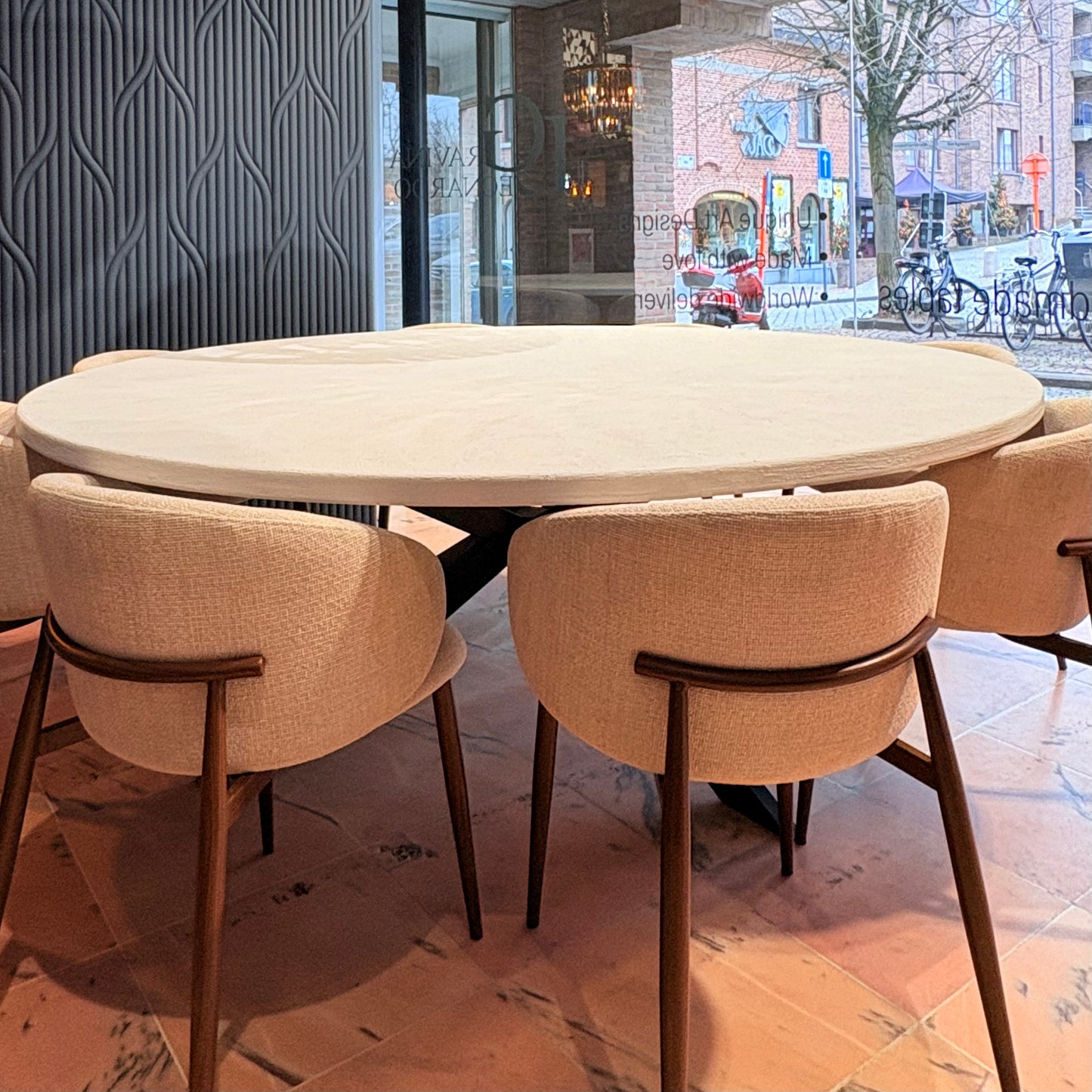 Microtopping / Mineral Coating Dining Table – Fully Custom Made