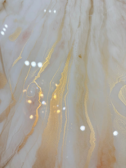 Marble Effect and Designer Table Legs (Premium Metal Base)