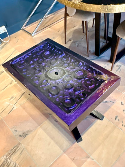 3D Resin Art Coffee Table - Color Shifting - Unique Piece