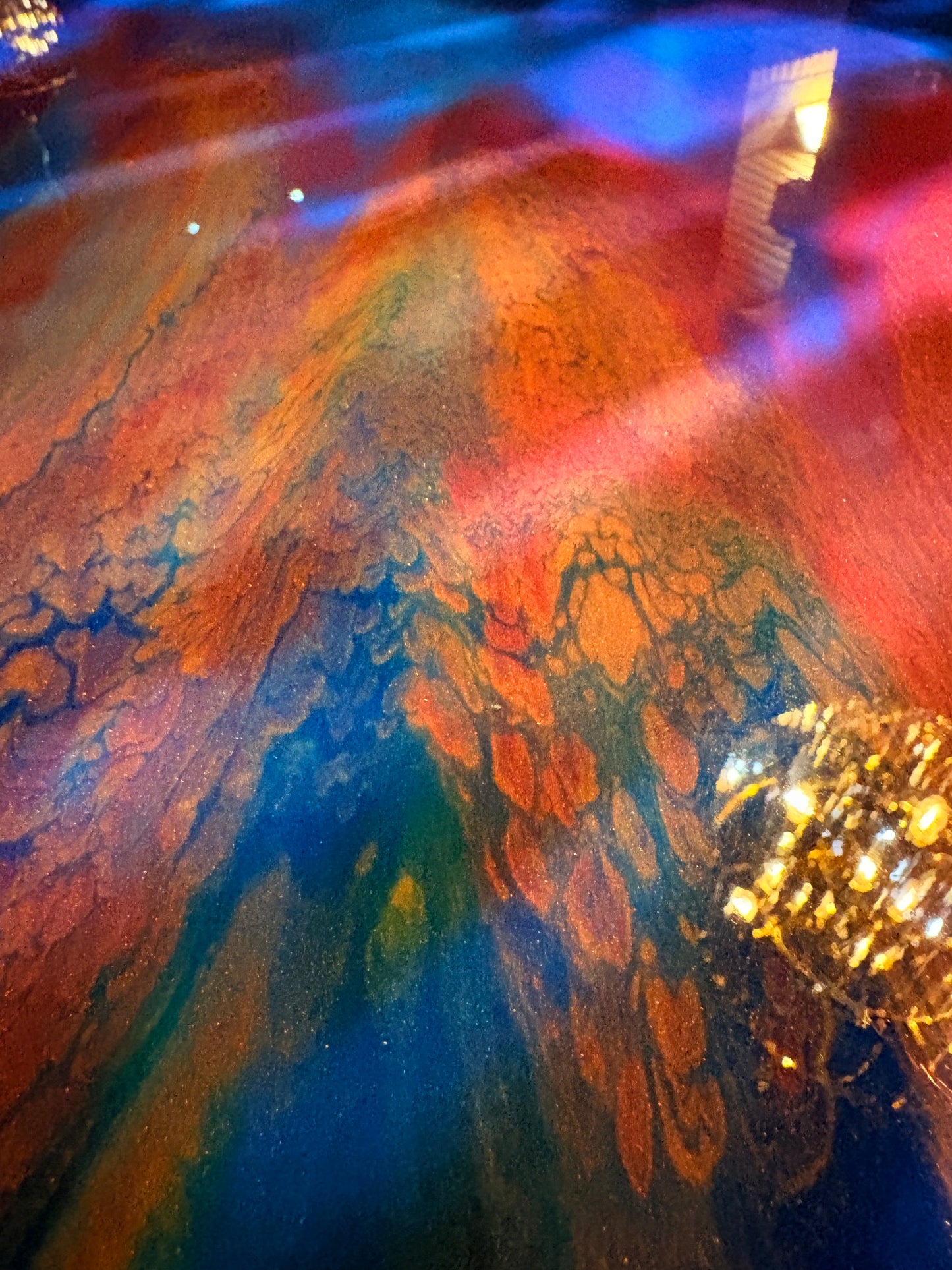 Illuminated Epoxy Resin Art Table