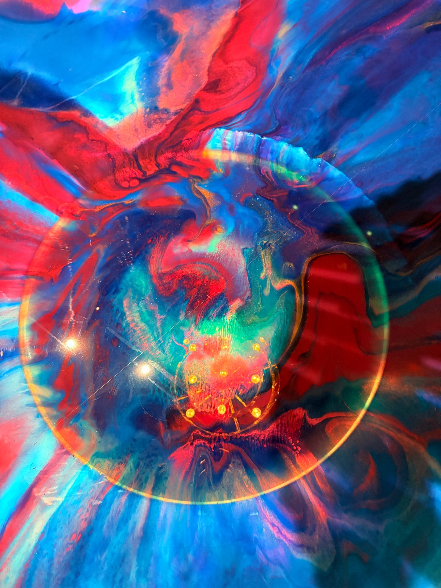 Illuminated Epoxy Resin Art Table