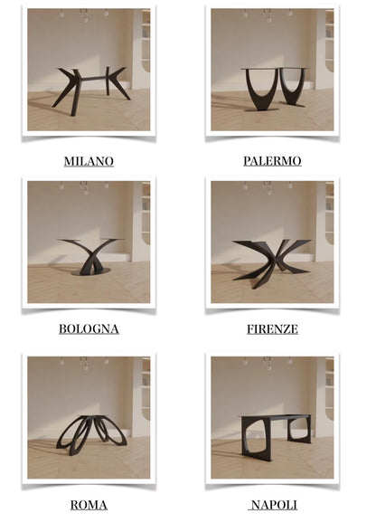 Gold River & Grey Marble Effect Resin Dining Table (Custom)