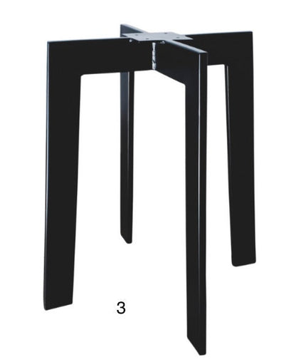 Round Dining Table | Black and Gold Cloud Design