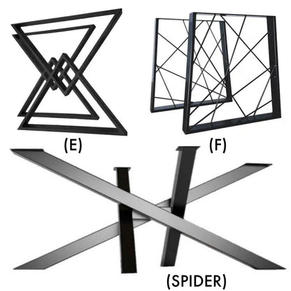 Customized Oval Dining Table | Silver and Gold Pouring Art
