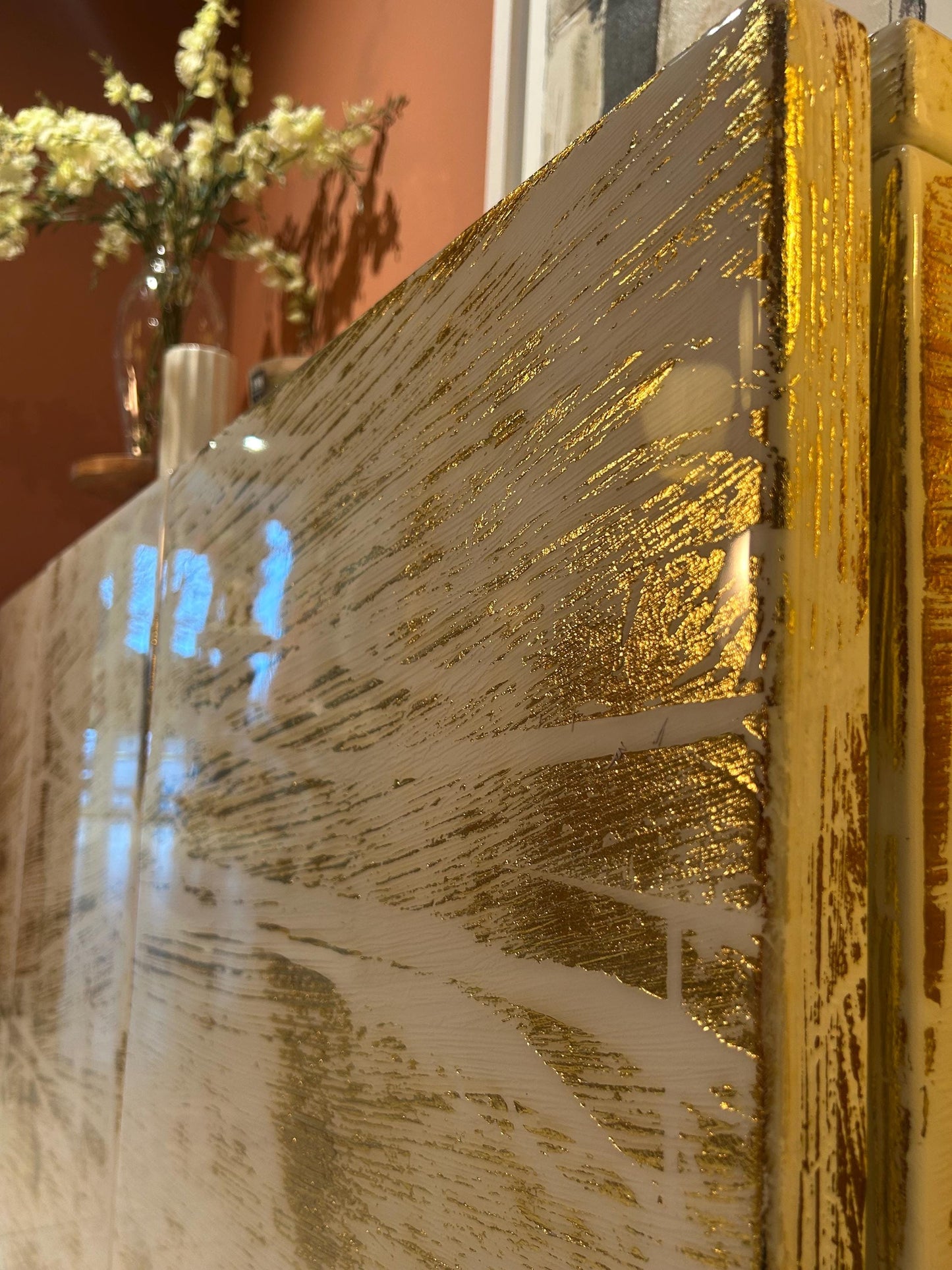 Bespoke Dresser | White and Gold