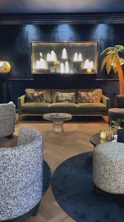 Table en améthyste personnalisée | Sculpture en géode d'agate | Œuvre d'art 3D | Leonardo Gravina